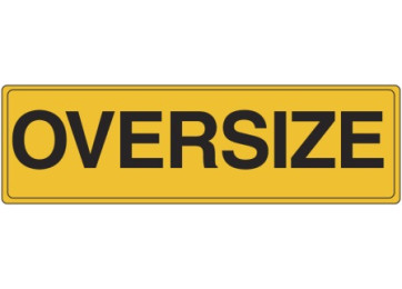 METAL SIGN OVERSIZE - 1200 X 450MM