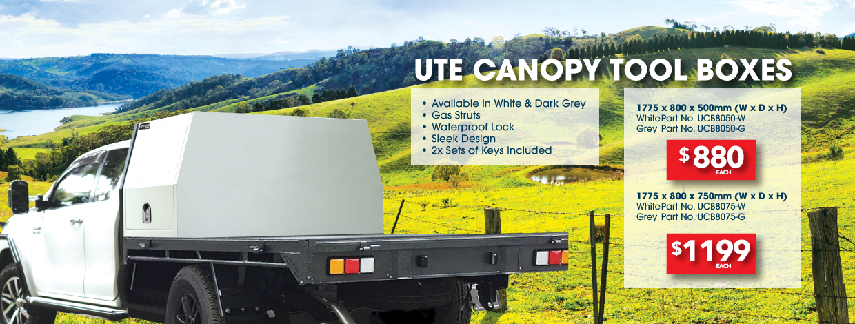 Ute Canopy Tool Boxes