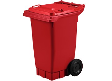 WHEELIE BIN 80LTR - RED