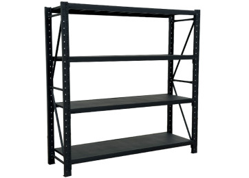 BLACK LONG SPAN SHELVING UNIT - BTS202060B 