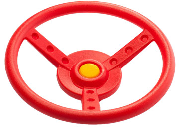 KIDS PLAY CAR STEERING WHEEL RED