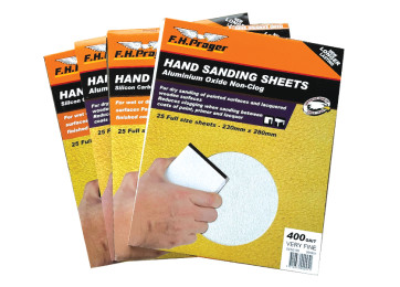 1200GRIT WET & DRY SANDING SHEETS - 25 PACK