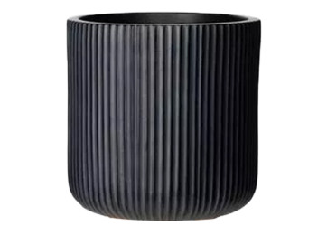 29X22.3CM WINTON POT - DARK GREY