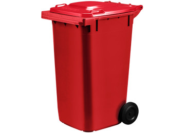 WHEELIE BIN 240LTR - RED