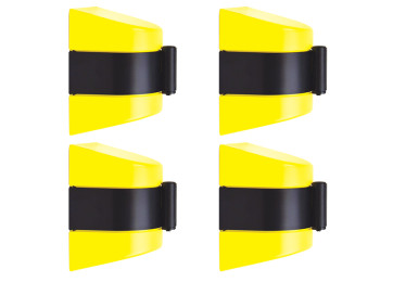 4X 10M YELLOW/BLACK SAFETY BARRIER BELT CASSETTE